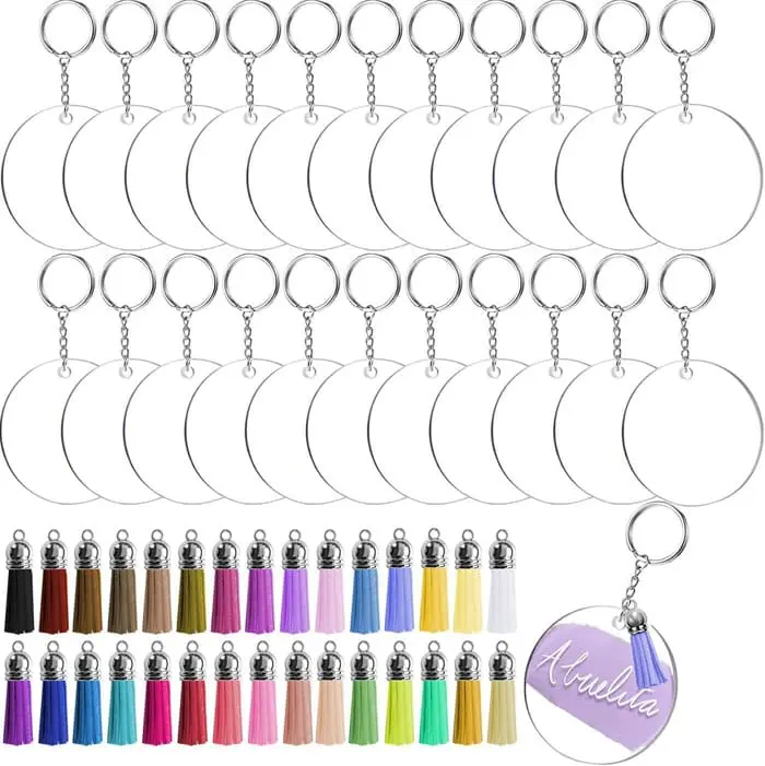 blank keychain