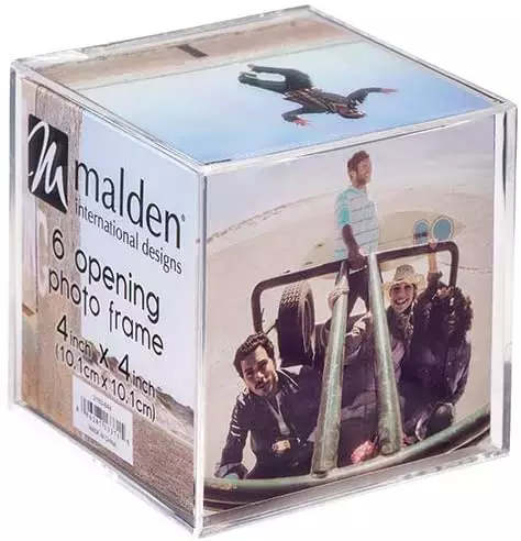 Acrylic magnet photo frame( 6 sides)