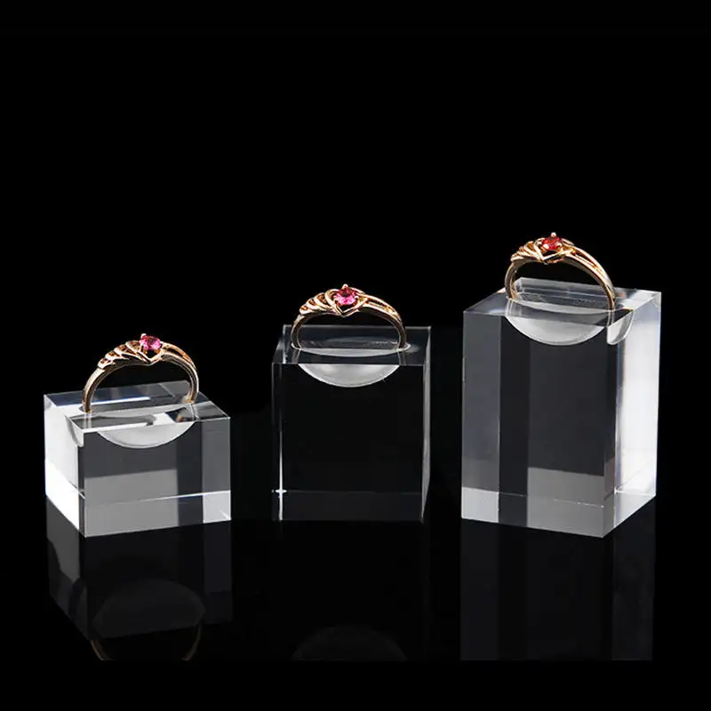 acrylic jewellery stand( ring cube riser)