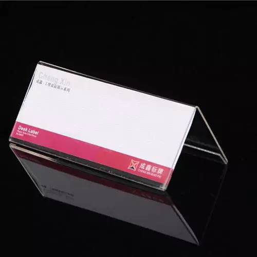 acrylic name stand holder