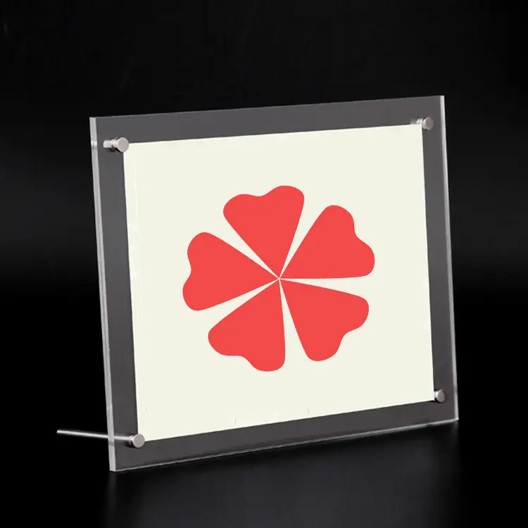 acrylic photo block stand