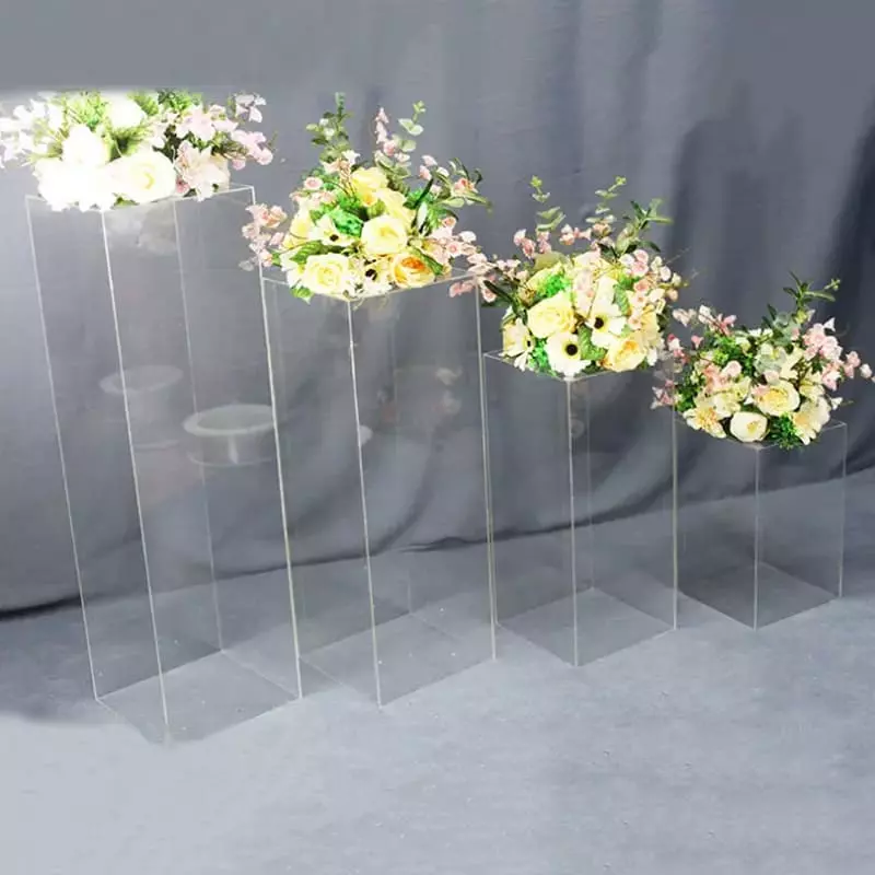 acrylic stand for wedding (Cube column)