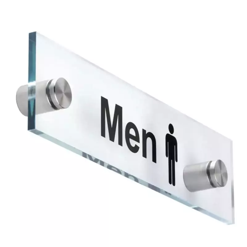 acrylic standoff signs (rectangle)