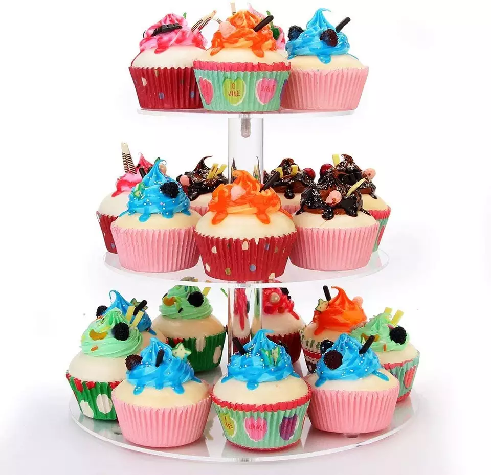 acrylic cake display