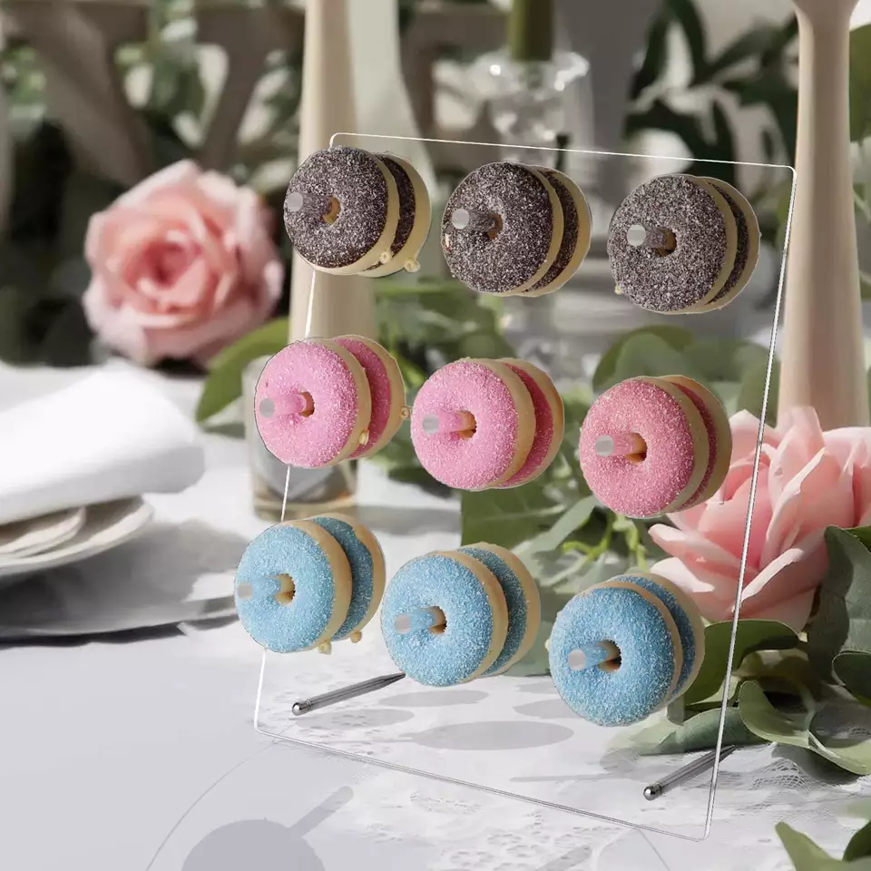 acrylic donut display stand
