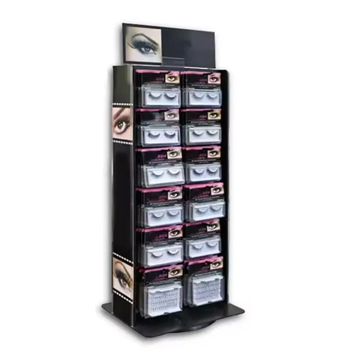 floor stand acrlic cosmetic display