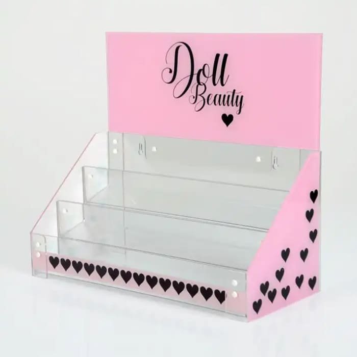 tiers acrylic cosmetic display