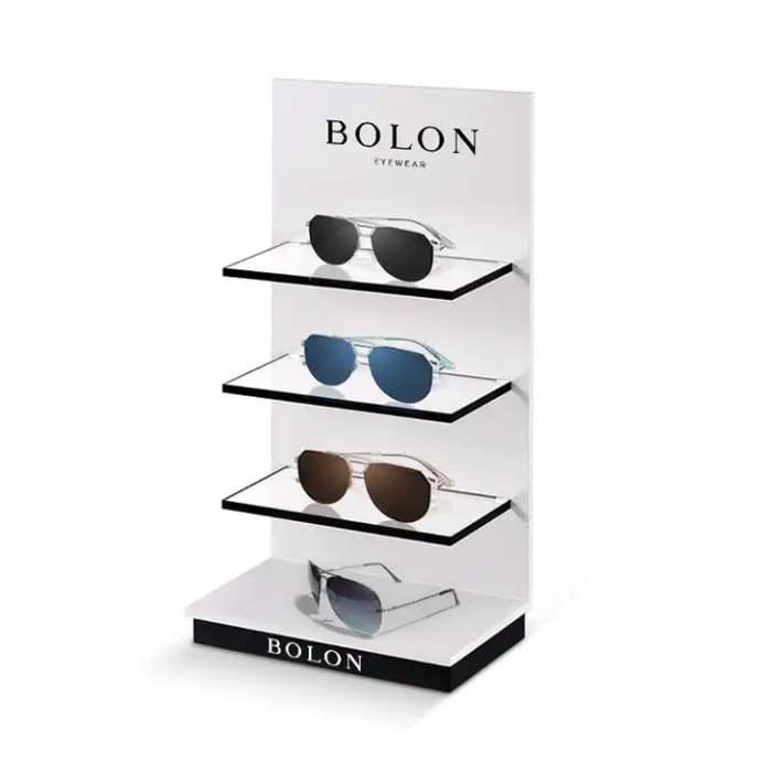 tiers acrylic sunglasses display stand
