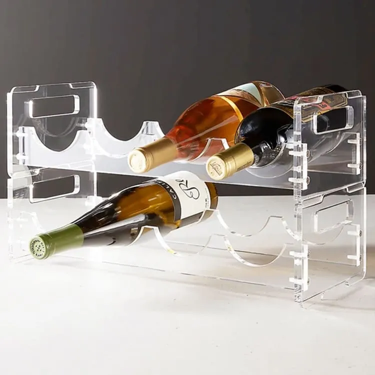 Acrylic Wine Bottle stand Holder