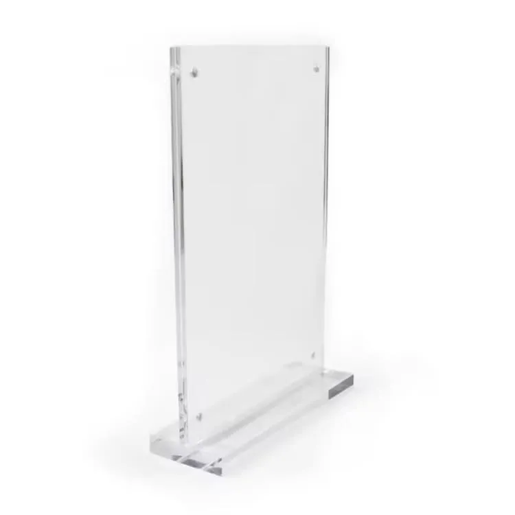 Acrylic magnetic sign holder