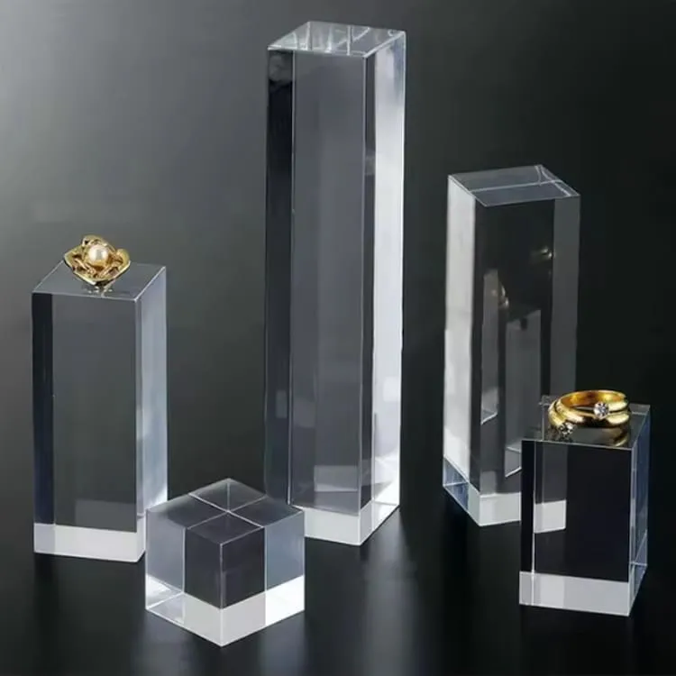 acrylic solid block risers