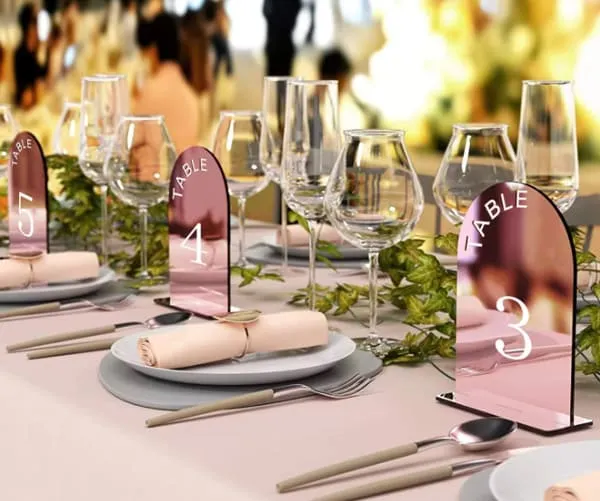 acrylic table sign holder