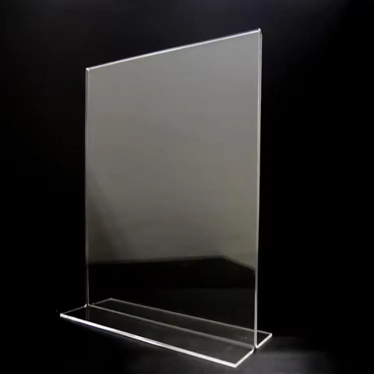 bottom loading acrylic sign holder