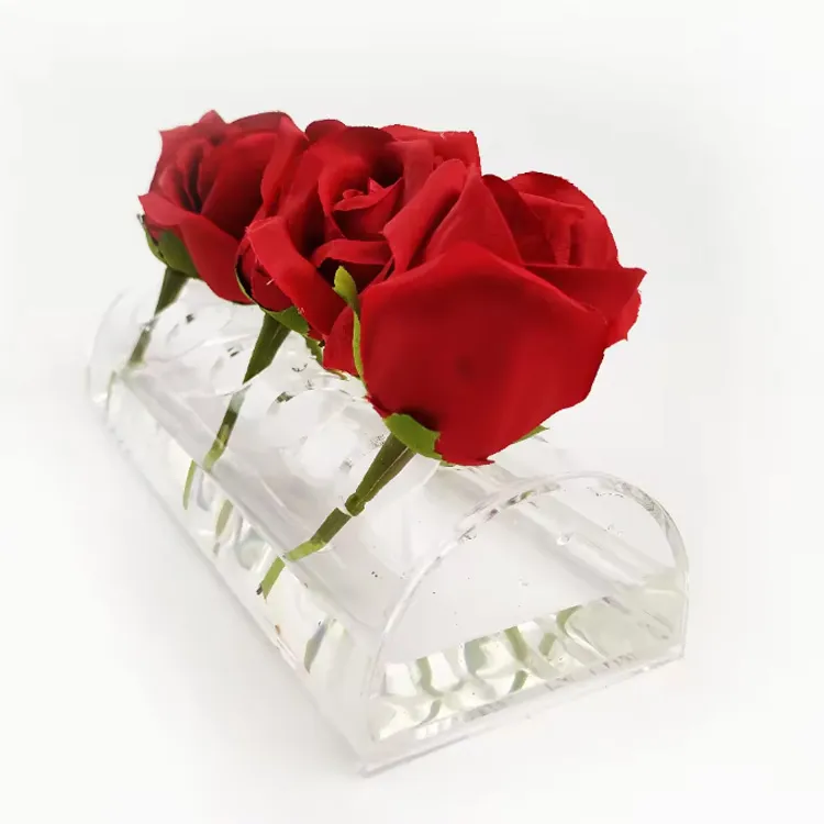acrylic dome stand box for rose