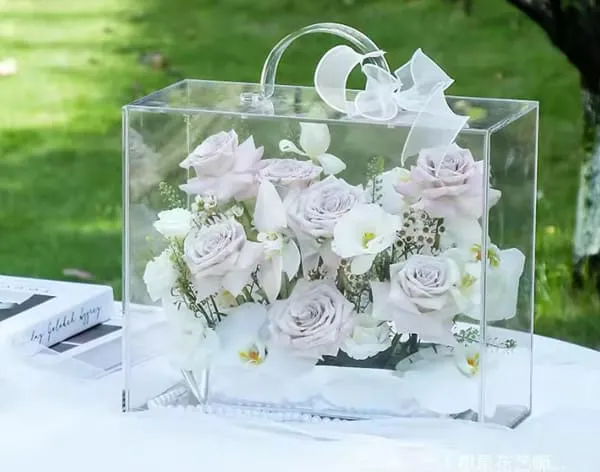acrylic rose box application