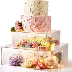 acrylic box cake stand (2)