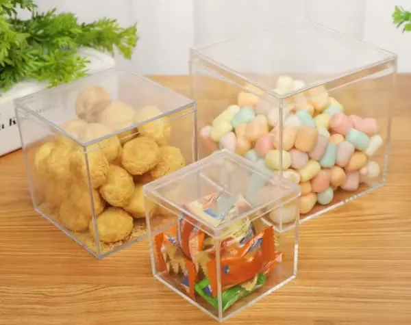 acrylic candy box application