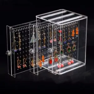 acrylic necklace jewelry box