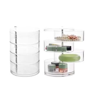 360 Rotating acrylic Cabinet Organizer