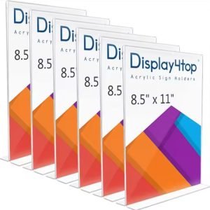 8.5x11 Inch Acrylic Sign Stand