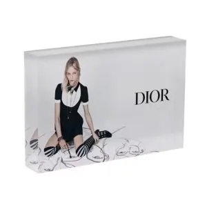 Acrylic Brand LOGO Block Display