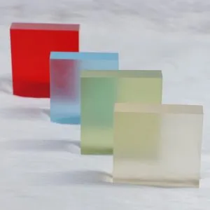 Acrylic Colored Block Display