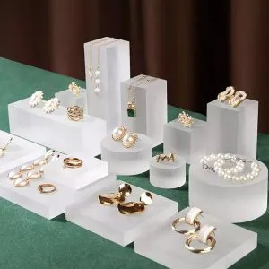 Acrylic Frosted Block Display Riser