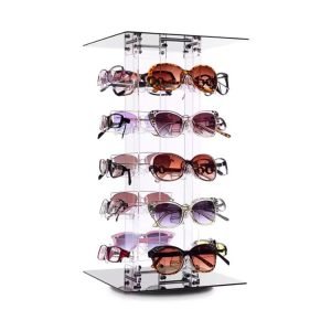 Acrylic Rotating Sunglasses Organizer Stands