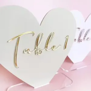 Acrylic Wedding Sign Standee