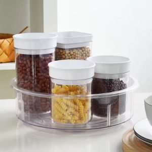 Acrylic kitchen Rotating organizer