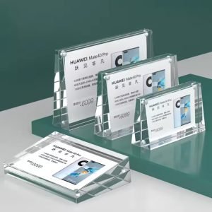 Double Slant Back Magnetic Sign Stand Holder