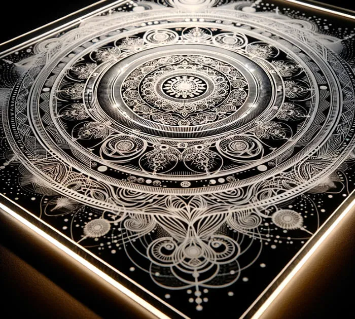 Illuminated Engraved Acrylic