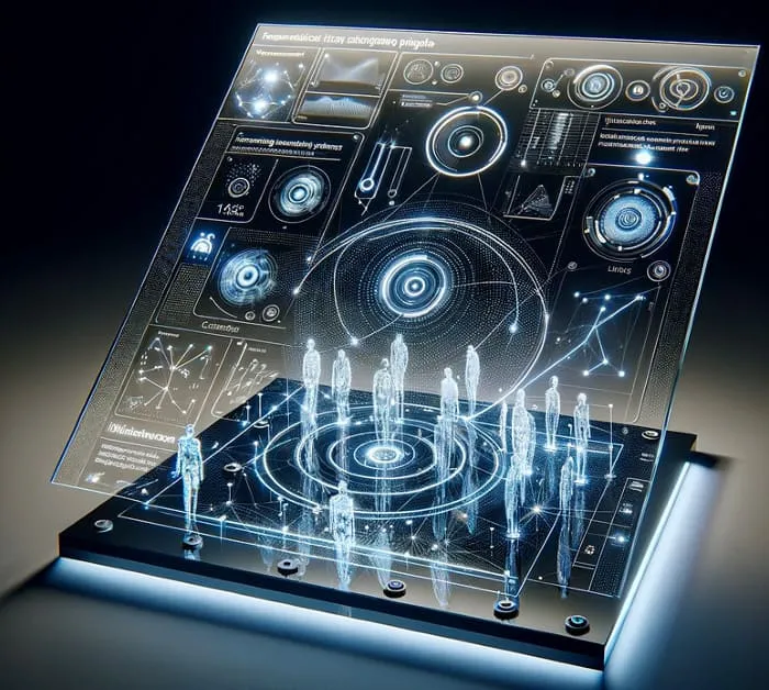 Motion Sensor Interactive Display