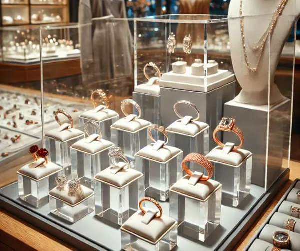 acrylic block display application
