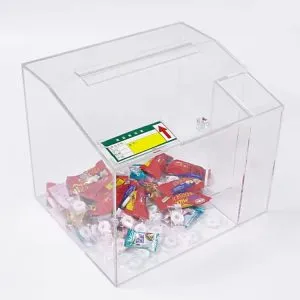 acrylic candy bins