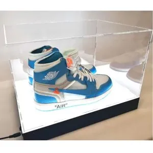 acrylic shoe box with LED lighting