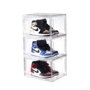 stackable clear acrylic shoes
