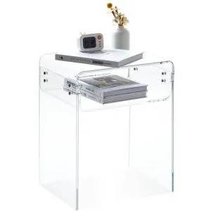 Acrylic Bedside Table Nightstand