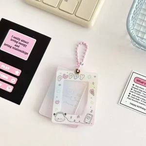 Acrylic Photocard Card Holder Keychain
