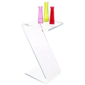 Acrylic Z Shape Coffee Table