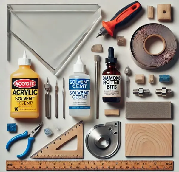 acrylic box making Materials and Tools Needed