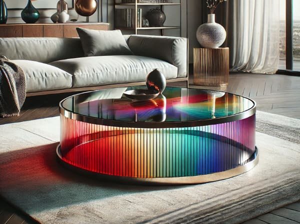 acrylic coffee table application