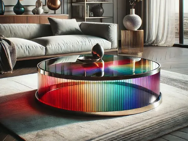 acrylic coffee table application
