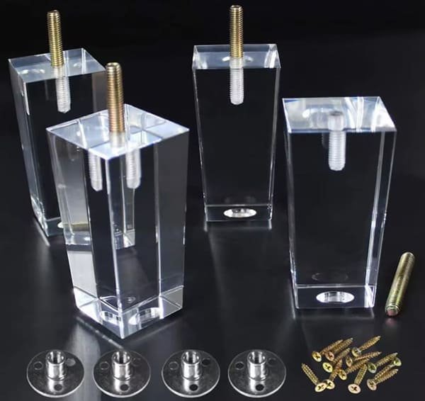 acrylic furniture legs