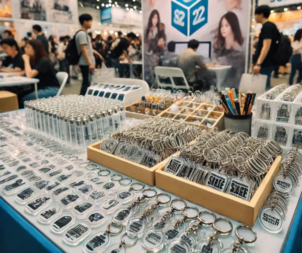acrylic keychain application for Promotional Event