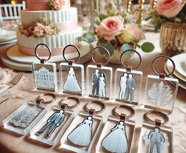 acrylic keychains for Wedding