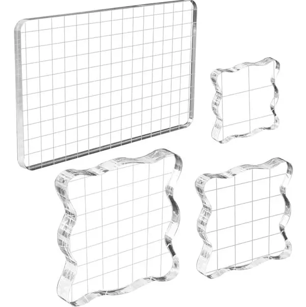 clear acrylic block for stamping