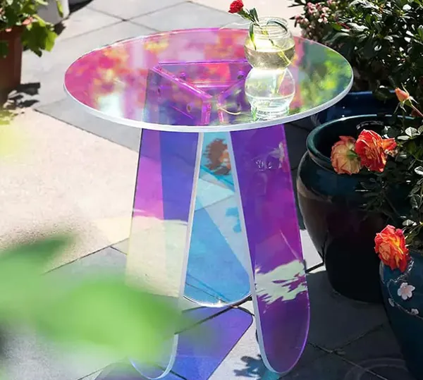 colorful acrylic coffee table-products description