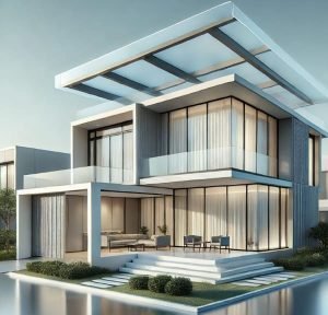 Acrylic Roofing Sheet on a Modern Home