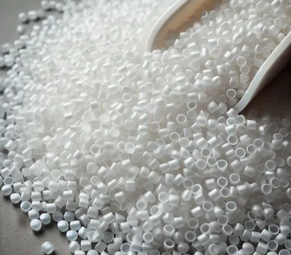 Polypropylene (PP) granules used in the manufacturing process